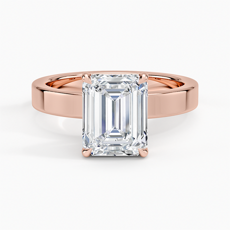 14K Rose Gold Peyton 3mm Solitaire Ring