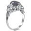 The Gabrielle Ring, smalltop view on a hand