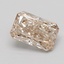0.35 Ct. Very Light  Brown Radiant Lab Grown Diamond
