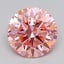 1.00 Ct. Fancy Vivid  Pink Round Lab Grown Diamond