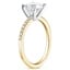 18K Yellow Gold Ballad Half Coverage Diamond Ring (1/8 ct. tw.), smallside view