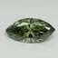 1.54 Ct. Fancy Vivid Pacific Green Marquise Lab Grown Diamond