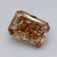 0.34 Ct. Light  Brown Radiant Lab Grown Diamond