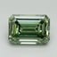 4.16 Ct. Fancy Vivid Pacific Green Emerald Lab Grown Diamond