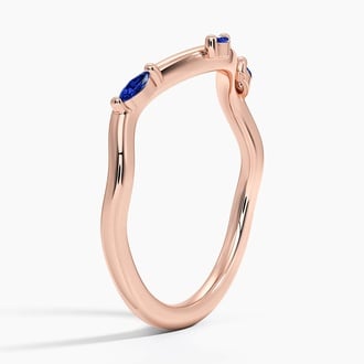 Willow Contour Sapphire Ring
