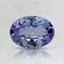 7.1x5.1mm Unheated Violet Oval Tanzanite
