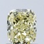 1.02 Ct. Fancy Intense Yellow Cushion Lab Grown Diamond