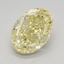 1.87 Ct. Fancy Yellow Oval Lab Grown Diamond