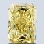 2.04 Ct. Fancy Vivid Yellow Radiant Lab Grown Diamond