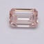1.09 Ct. Fancy Pink Emerald Lab Grown Diamond