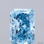 1.50 Ct. Fancy Vivid Blue Radiant Lab Grown Diamond