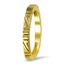The Elle Ring, smalltop view on a hand