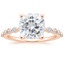 14K Rose Gold Marseille Half Coverage Diamond Ring (1/4 ct. tw.), smalltop view