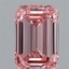 1.55 Ct. Fancy Intense Pink Emerald Lab Grown Diamond