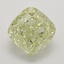 1.51 Ct. Fancy Light Yellow Cushion Diamond