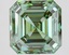 6.29 Ct. Fancy Vivid Green Asscher Lab Grown Diamond