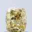 1.01 Ct. Fancy Intense Yellow Cushion Lab Grown Diamond