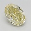 1.58 Ct. Fancy Yellow Oval Lab Grown Diamond