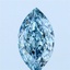 2.02 Ct. Fancy Vivid Blue Marquise Lab Grown Diamond