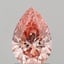 1.54 Ct. Fancy Vivid  Pink Pear Lab Grown Diamond