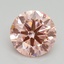 2.16 Ct. Fancy Intense Pink Round Lab Grown Diamond