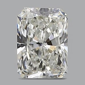 Radiant diamond — real photo