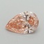 0.80 Ct. Fancy Vivid Pink Pear Lab Grown Diamond
