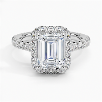 Estelle Halo Diamond Ring - Brilliant Earth