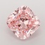 2.60 Ct. Fancy Intense Pink Cushion Lab Grown Diamond
