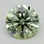 1.00 Ct. Fancy Vivid  Green Round Lab Grown Diamond