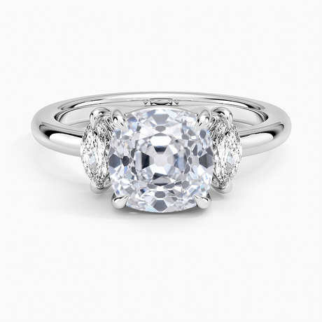 Sasha Three Stone Marquise Diamond Ring