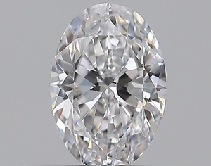 Oval diamond — real photo