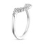 18K White Gold Alvadora Contoured Diamond Ring, smallside view