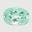8.3x5.8mm Unheated Bi-Color  Oval   Tourmaline