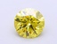 1.12 Ct. Fancy Vivid Yellow Round Lab Grown Diamond