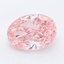 1.05 Ct. Fancy Vivid Pink Oval Lab Grown Diamond