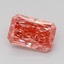 1.00 Ct. Fancy Vivid Pink Radiant Lab Grown Diamond