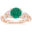 14K Rose Gold Secret Garden Diamond Ring (1/2 ct. tw.), smalltop view