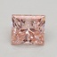 1.00 Ct. Fancy Intense Pink Princess Lab Grown Diamond