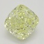 1.54 Ct. Fancy Yellow Cushion Diamond
