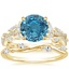 18K Yellow Gold Luxe Secret Garden Diamond Ring (3/4 ct. tw.) with Winding Willow Diamond Ring