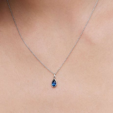 London Blue Topaz Teardrop Pendant