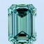 1.55 Ct. Fancy Vivid Bluish Green Emerald Lab Grown Diamond