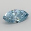 2.86 Ct. Fancy Vivid  Blue Marquise Lab Grown Diamond