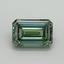 6.51 Ct. Fancy Vivid Pacific Green Emerald Lab Grown Diamond