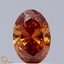 0.55 Ct. Fancy Orange Oval Lab Grown Diamond