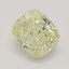 1.01 Ct. Fancy Light Yellow Cushion Diamond