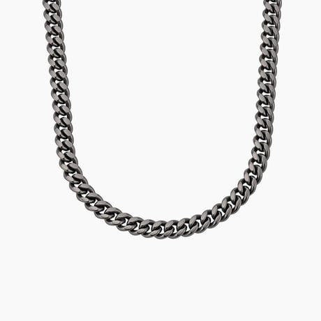 Cuban Diamond Cut Domed Chain Necklace