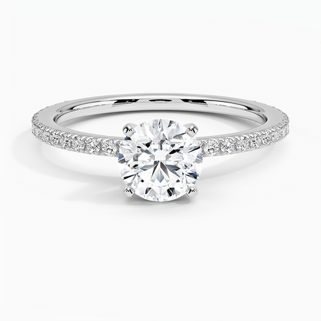 Luxe Ballad Pavé Diamond Ring Setting