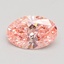 1.21 Ct. Fancy Vivid Pink Oval Lab Grown Diamond